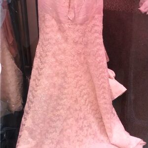 Oleg Cassini ivory dress
